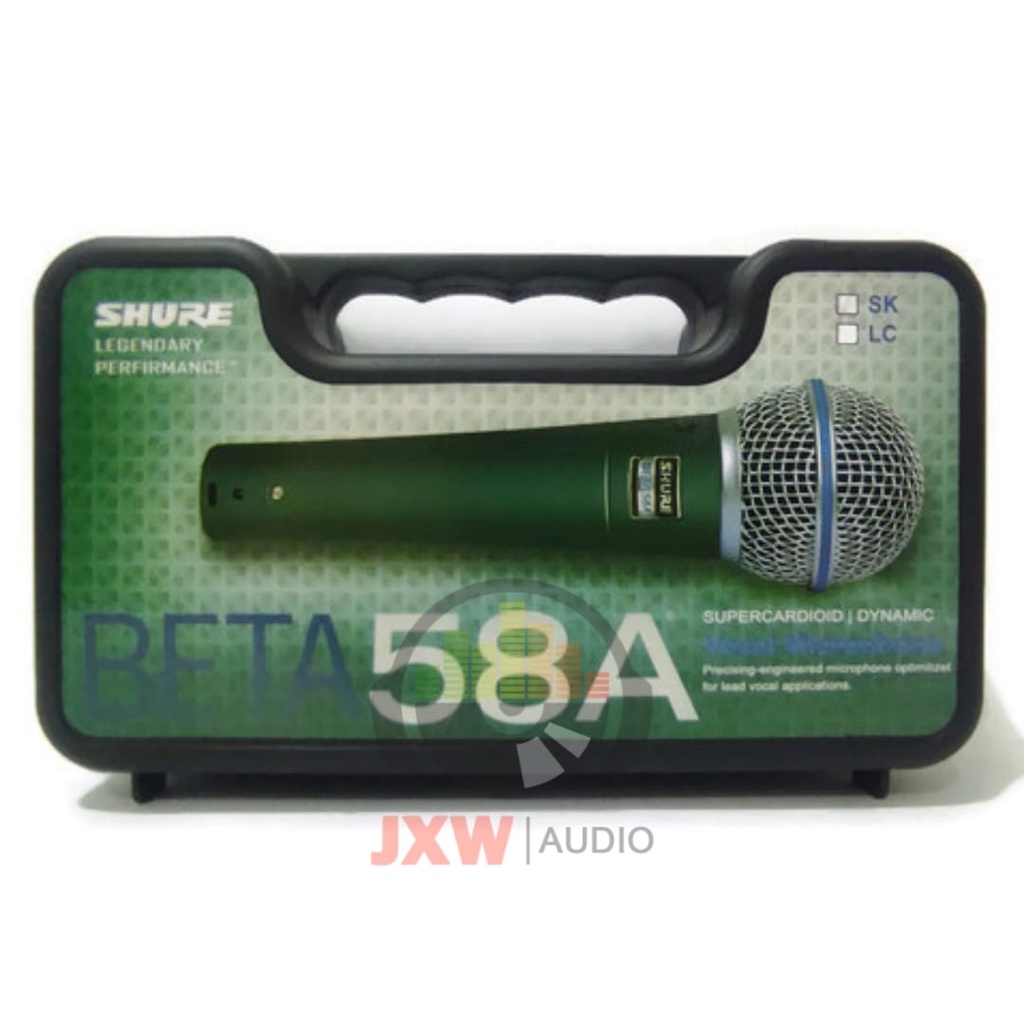 MIC KABEL SHURE BETA 58 A SK KOPER /  MICROPHONE SHURE KABEL BETA 58A SK KOPER /MIC SHURE BETA 58A