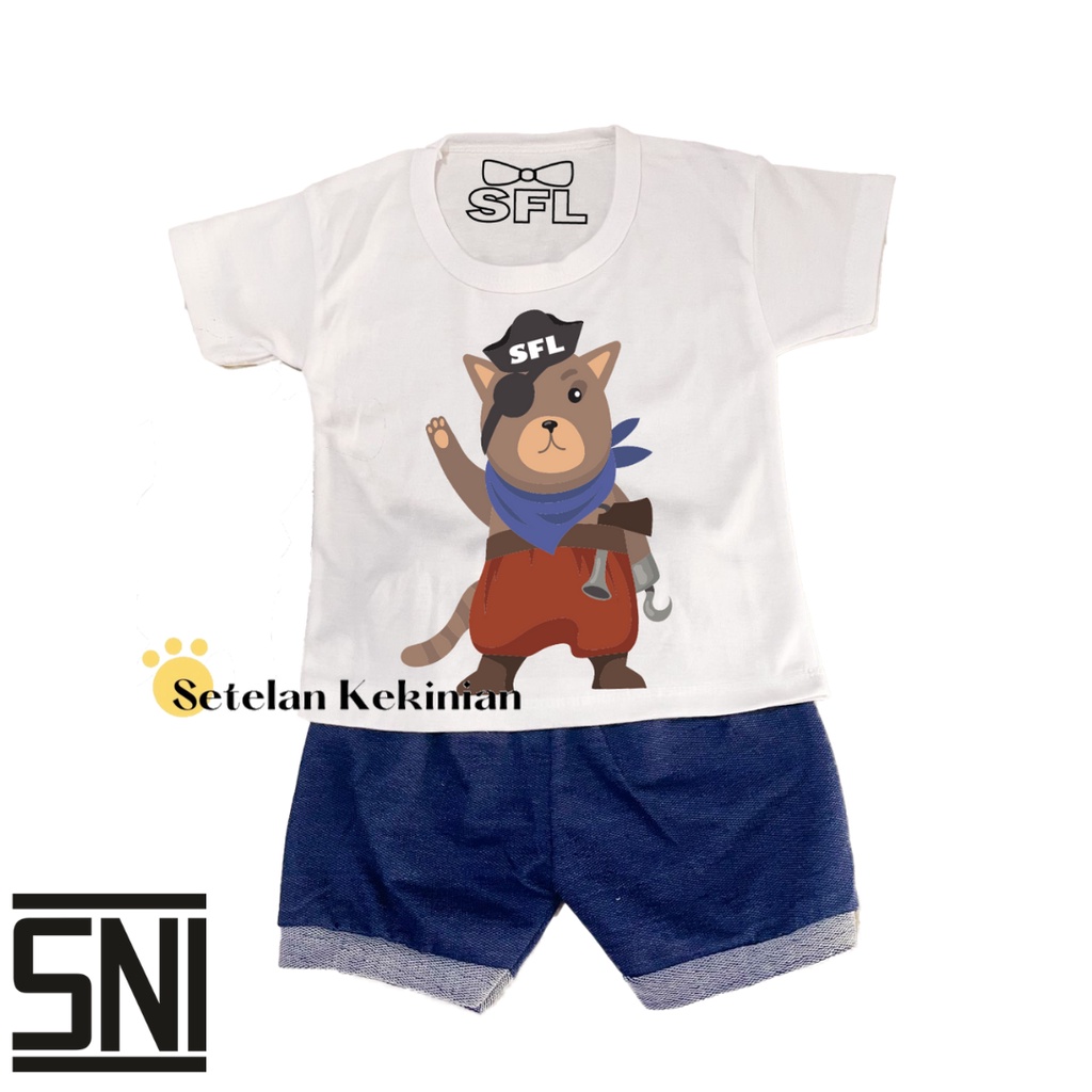 [PIRATE] Set Baby Boy Lucu Like Import 0-12bulan Setelan Anak Laki Laki Kado Lahiran Newborn