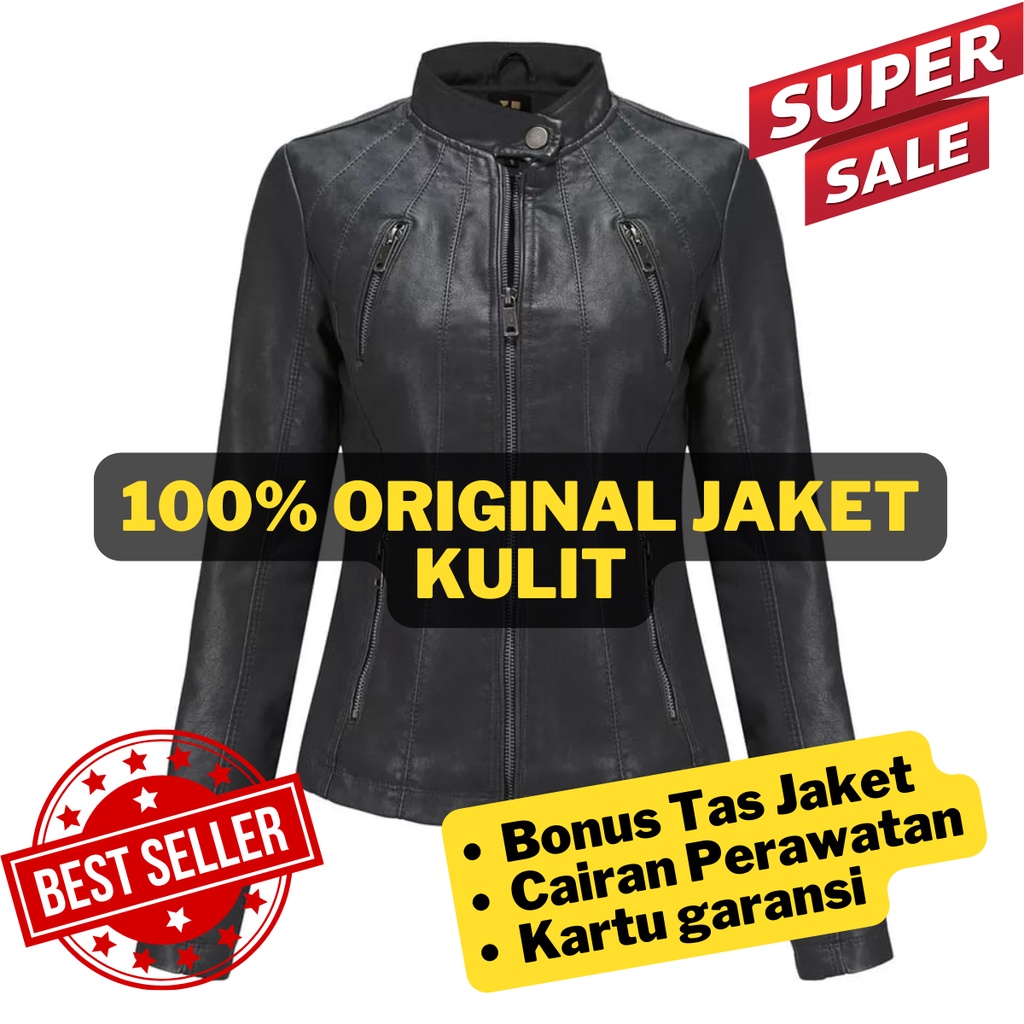 Jaket kulit wanita jaket kulit murah jaket kulit domba asli jaket kulit cewek jaket kulit wanita hit