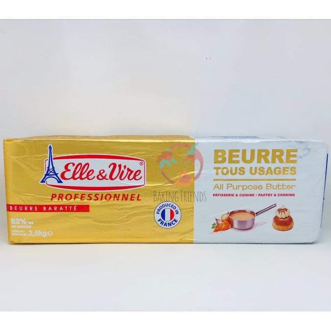 

BAYAR DITEMPAT ELLE VIRE UNSALTED BUTTER 2,5 KG / ELLE & VIRE MENTEGA TAWAR