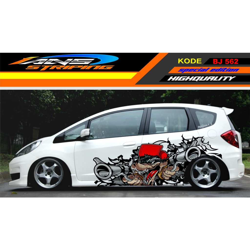 STICKER DECAL MOBIL JAZZ BRIO SWIFT / STIKER MOBIL / DECAL STICKER MOBIL / STIKER YARIS AYLA