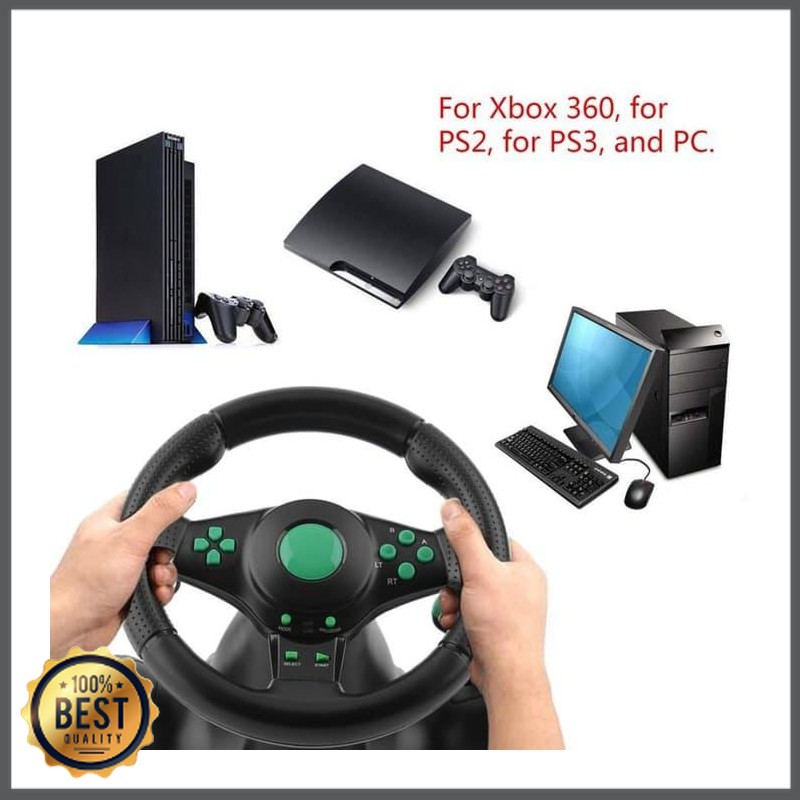 Jual [ Game ) Cx-902 Gaming Racing Steering Wheel Dengan Pedal For Xbox 360 Ps2 Ps3 And Pc Indonesia|Shopee Indonesia