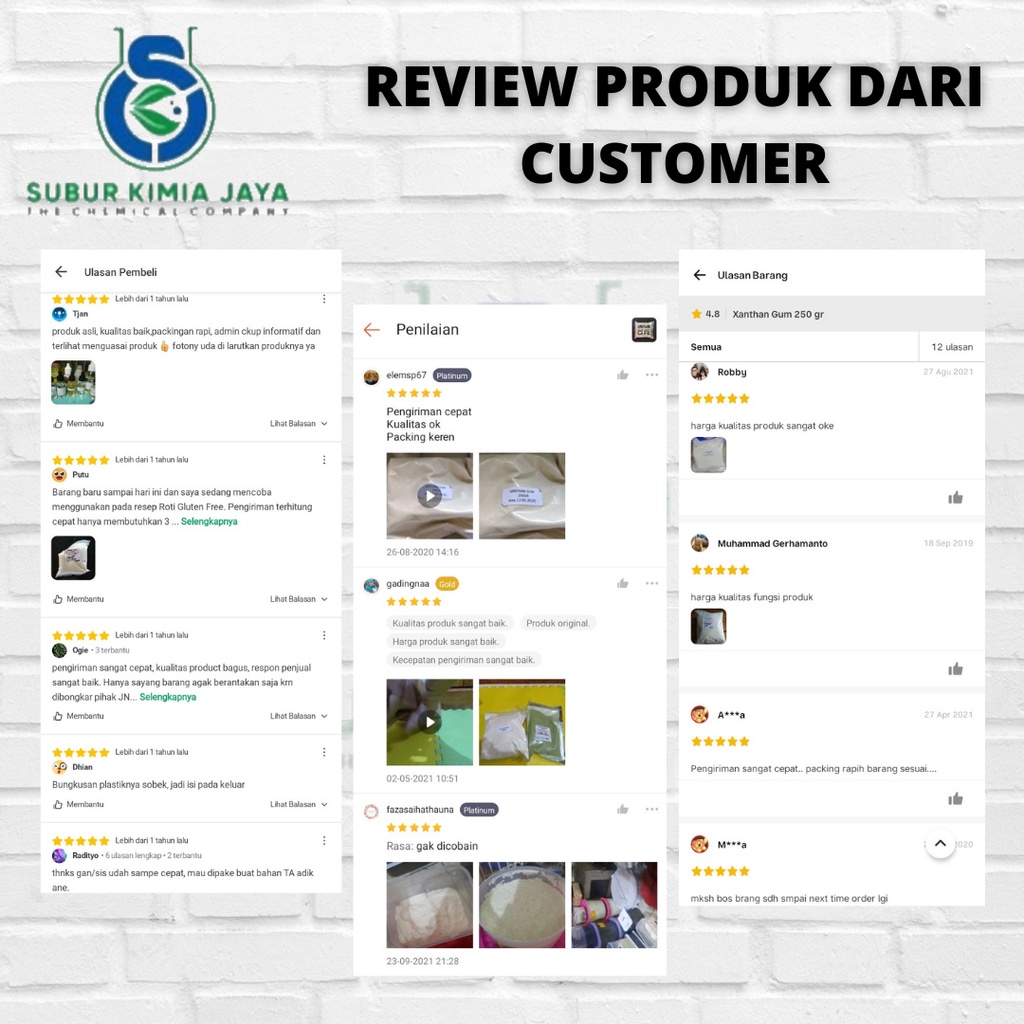 

LAKU Xanthan Gum 1 Kg / Xantan gum / pengental ( food grade )