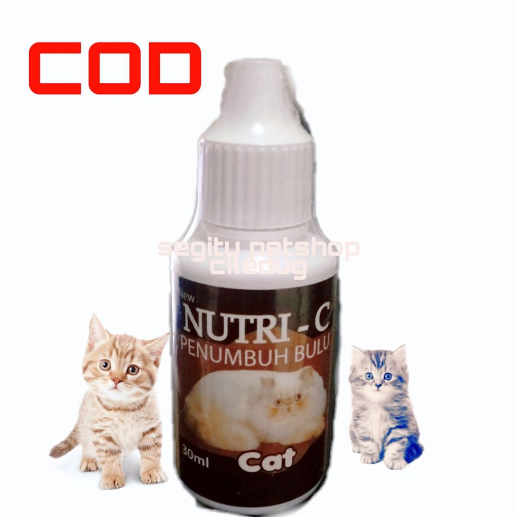 Obat Kucing Bulu Rontok Vitamin Penumbuh Bulu Kucing Nutri C