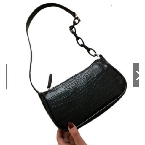 SHOULDER BAG CROCO RANTAI WANITA/VINTAGE CROCO RANTAI FASHION BAG KOREA