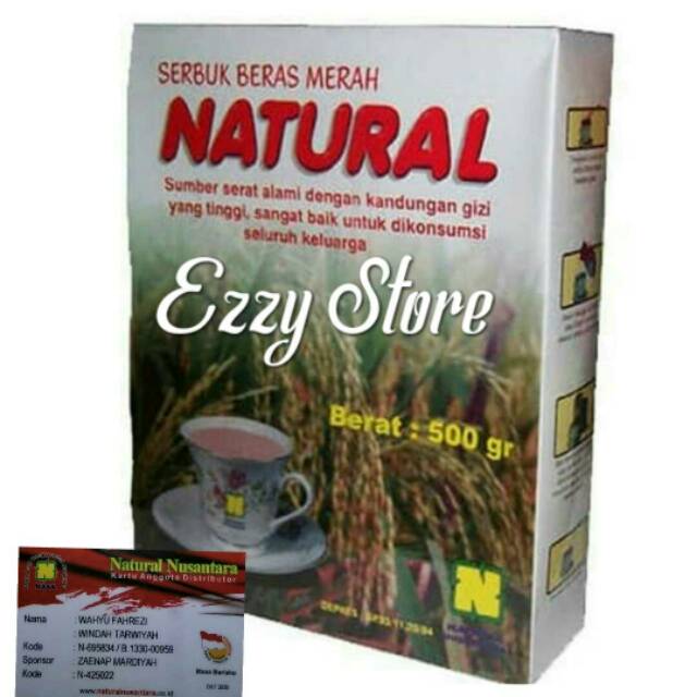 

Serbuk Beras Merah Natural 500gr Nasa