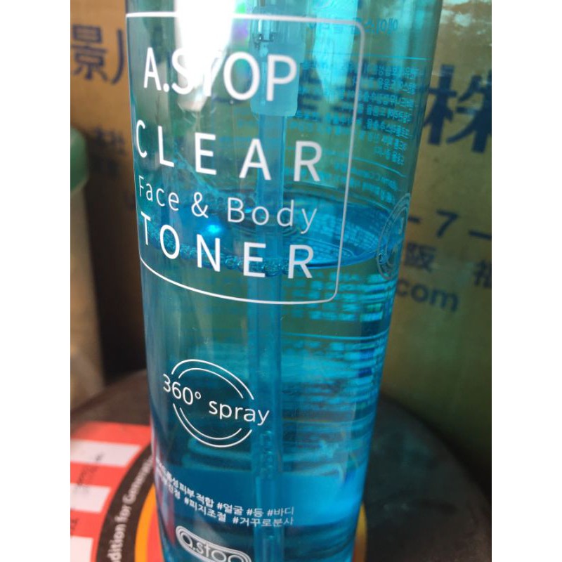A.STOP clear face & body toner