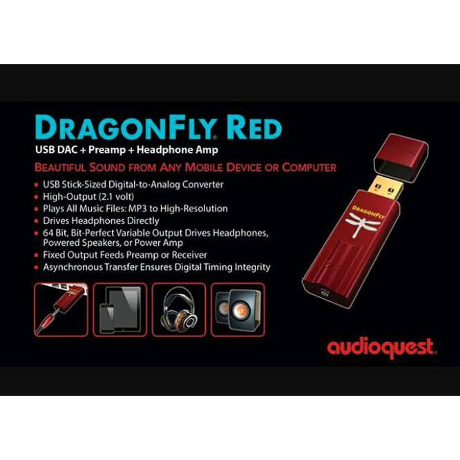 Kwaj Audioquest Dragonfly Red Usb Dac A1Mm