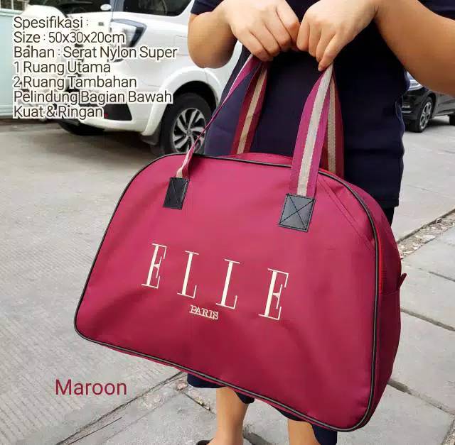 Tas Travel Elle Paris / Travel Bag Elle tas wanita berpergian