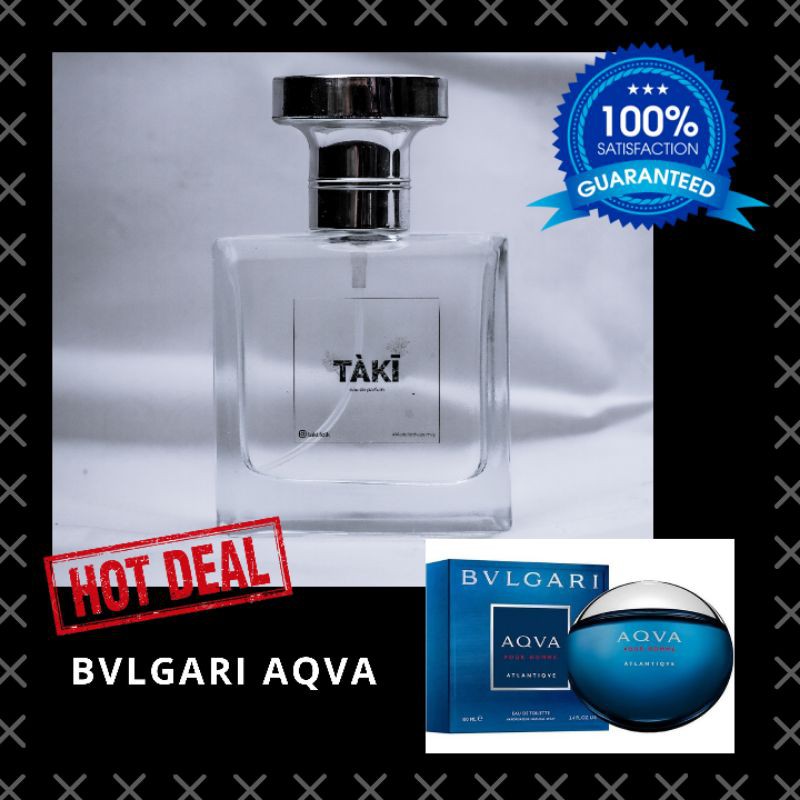 PARFUM PREMIUM/PARFUM NON ALKOHOL /PARFUM ORIGINAL / PARFUM BVLGARI AQVA 50ML
