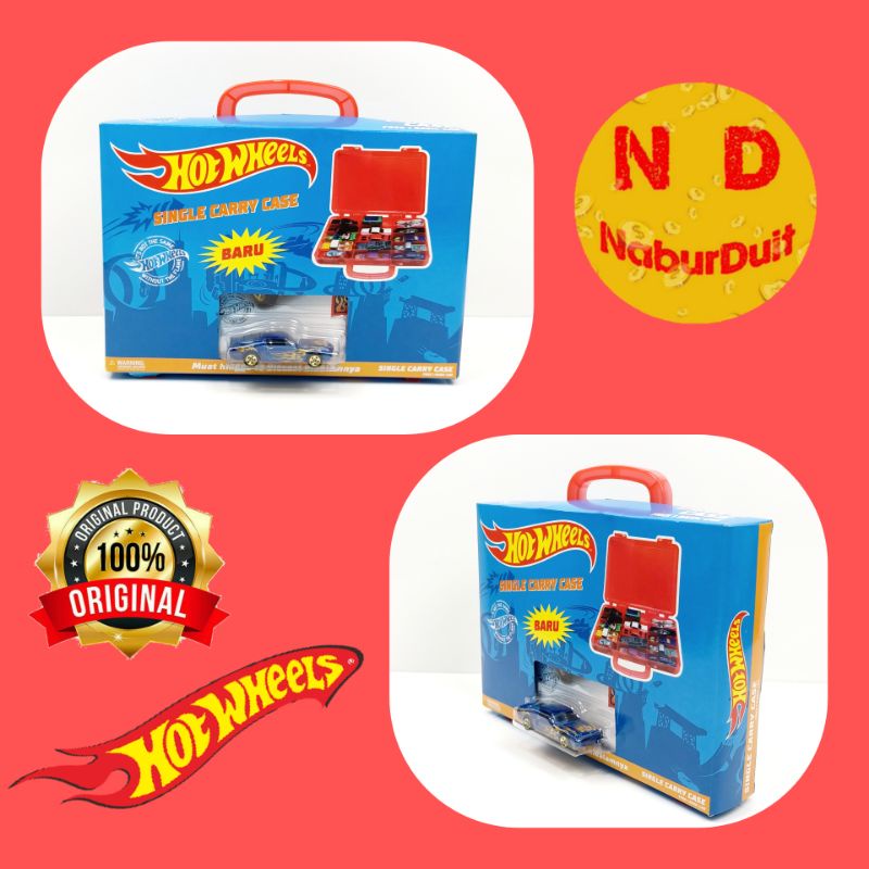 Original Hot Wheels Paket Carry Case Koper Kotak Box Original Hotwheels koper hotweels