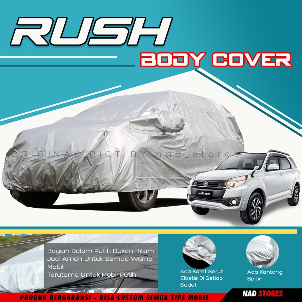 Jual Sarung Mobil Terios Body Cover Mobil Rush Terios Lama Konde Daihatsu Mantol Kwid Shopee