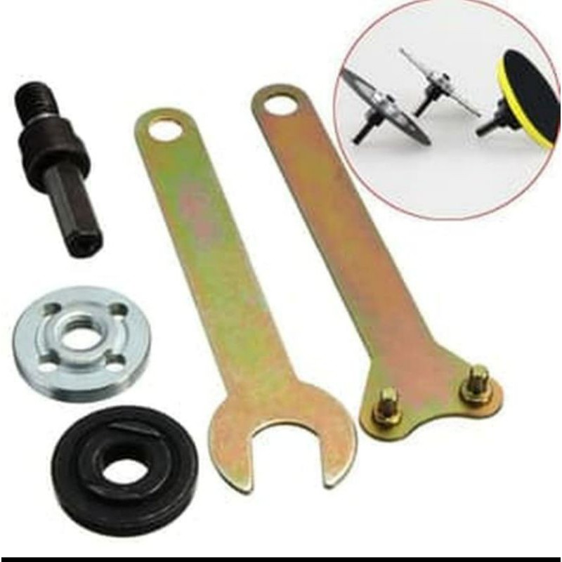 Adaptor Bor Alat Poles Mobil Amplas Kayu Mata Gerinda dll