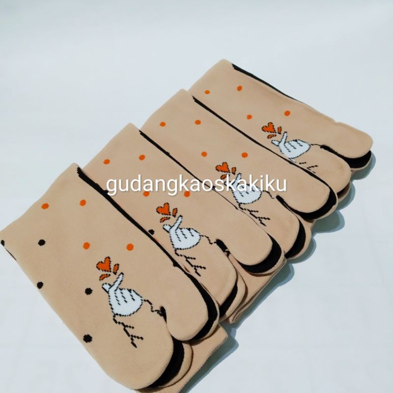 KAOS KAKI JEMPOL MOTIF SARANGHEO MUSLIMAH PANJANG MURAH TAPAK HITAM-1