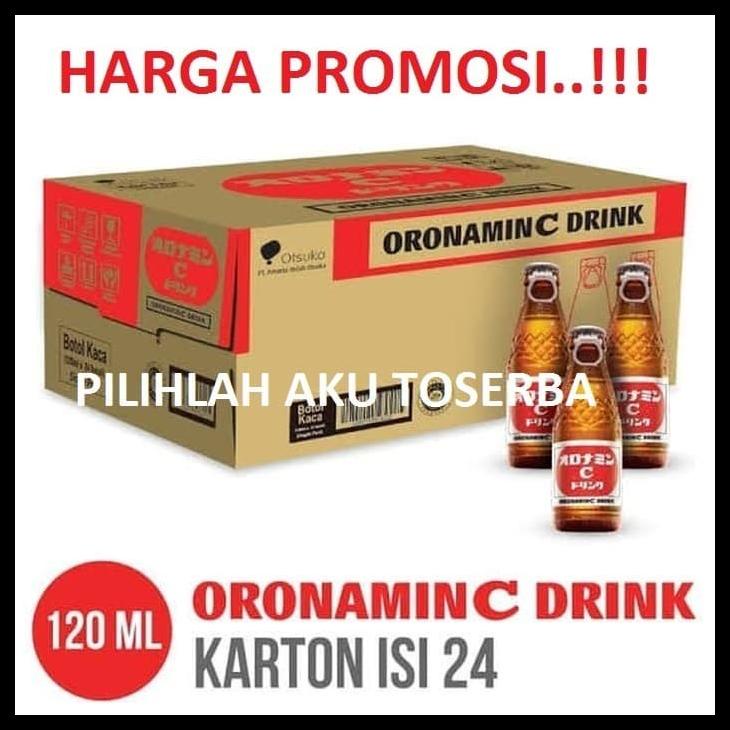 

DISKON TERBATAS !!! ORONAMIN C DRINK - 120 ML 1 KARTON 24 BOTOL TERLARIS