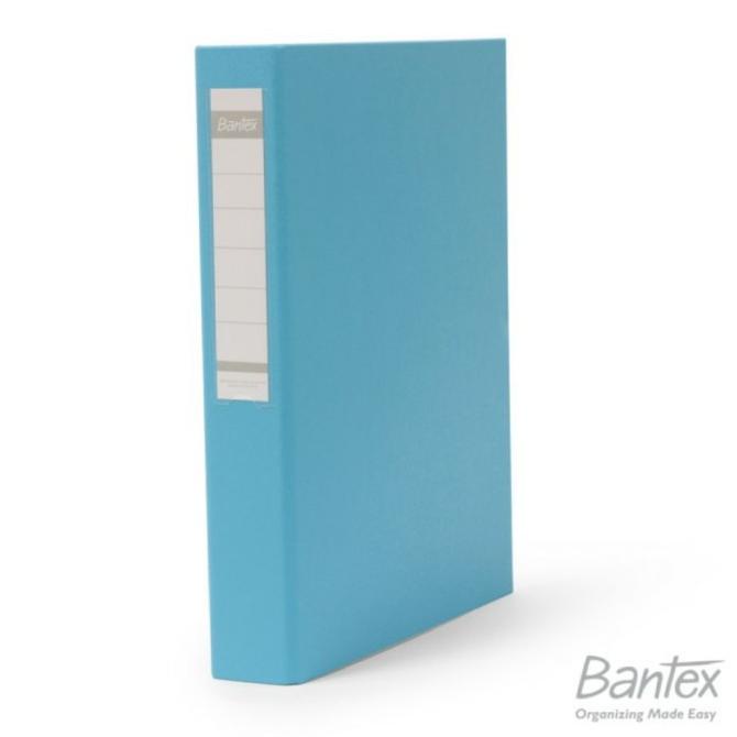 

Bantex Photocard Album A4 2 Ring Binder Sleeve Pocket Blue 8222P23