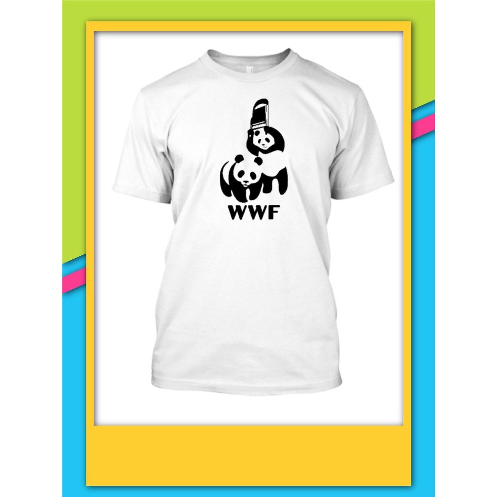 WWF - Kaos Tshirt Logo Parody Organisasi Internasional WWF