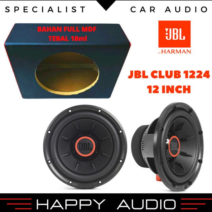 Subwoofer Audio Mobil JBL CLUB 1224 12 inch Subwoofer BONUS Box SUB