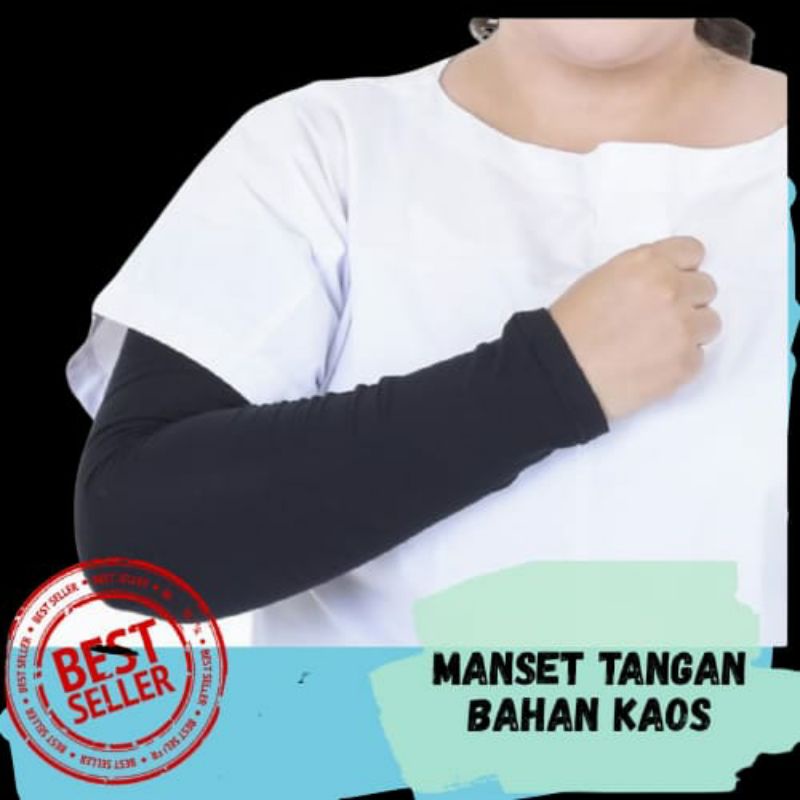 ( top manset ziezi) manset tangan lengan panjang manset  dewasa pria wanita