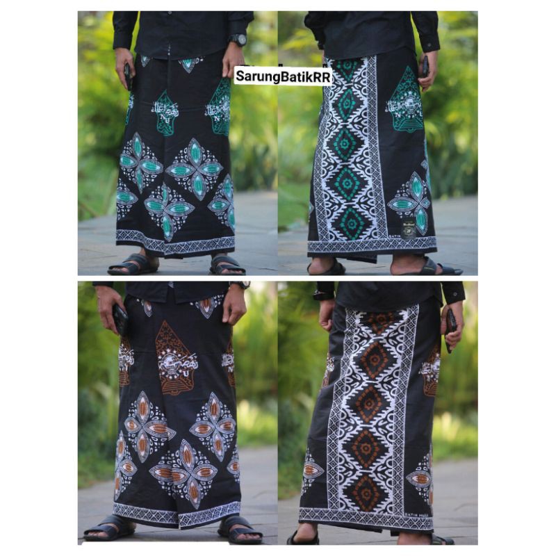 Sarung Batik Halus Motif Wayang Gunungan - Warna Kuning - MACAN - VESPA - NAGA GUS BAHA'.