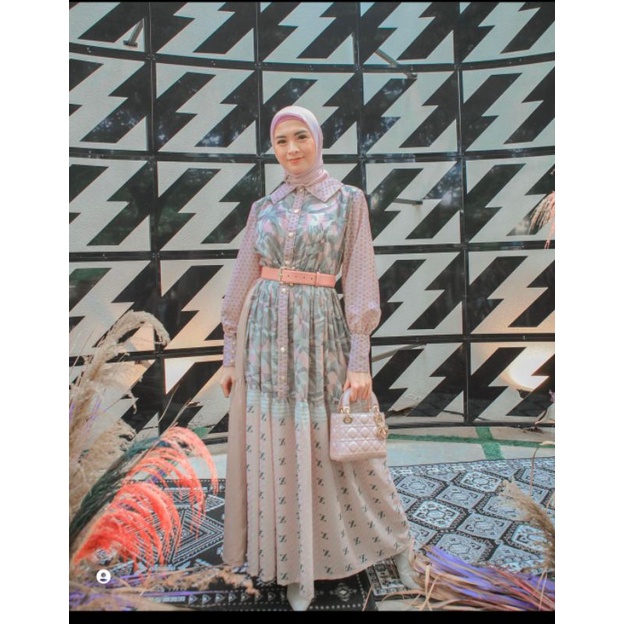 Lavella Dress Pink XL by Zaskia Sungkar Titipan Kak Nila