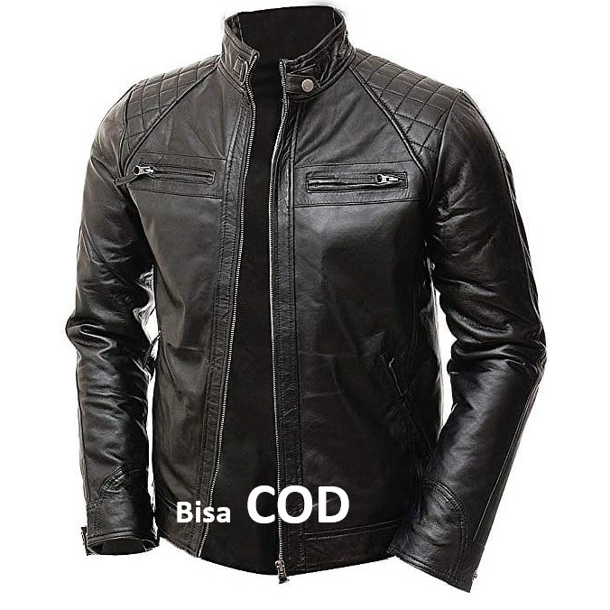jaket asli kulit pria modeL ANAK MUDA