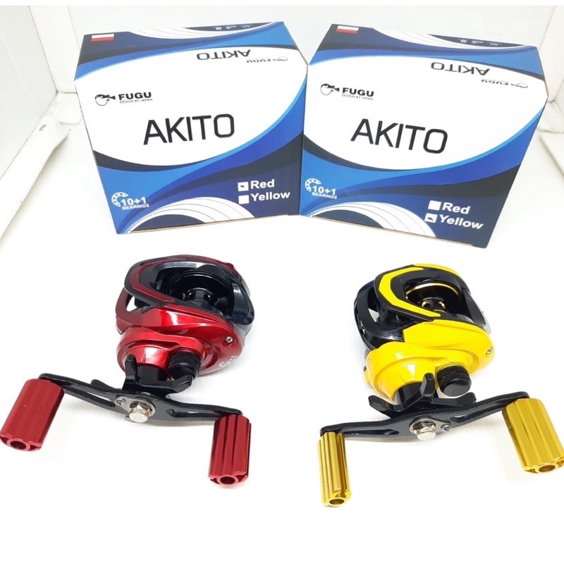 REEL PANCING FUGU AKITO BAIT CASTING / BC KUALITAS JEPANG  DAN  DESIGN BY JAPAN