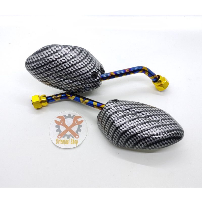 spion beat mini karbon blue x universal motor Honda