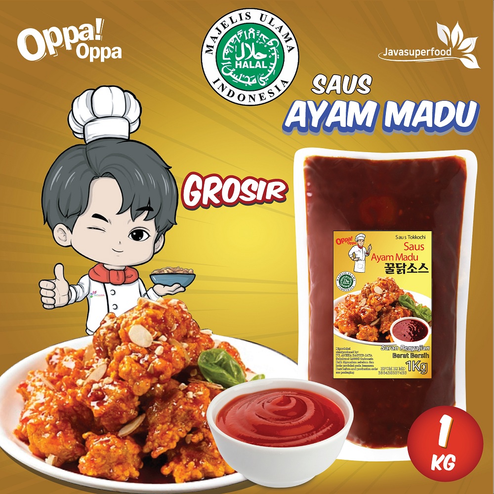 (HALAL) Saus Instan Saus Ayam Madu 1KgHONEY CHICKEN SAUCE 1Kg