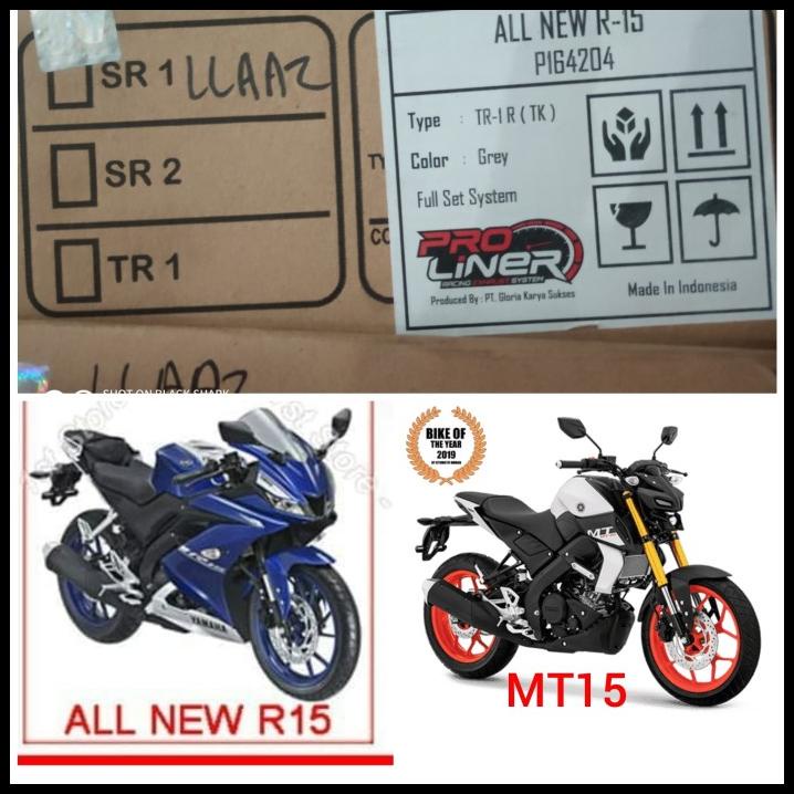 Knalpot Proliner Tr1 Short Titanium R15 V3 / Mt15 Original