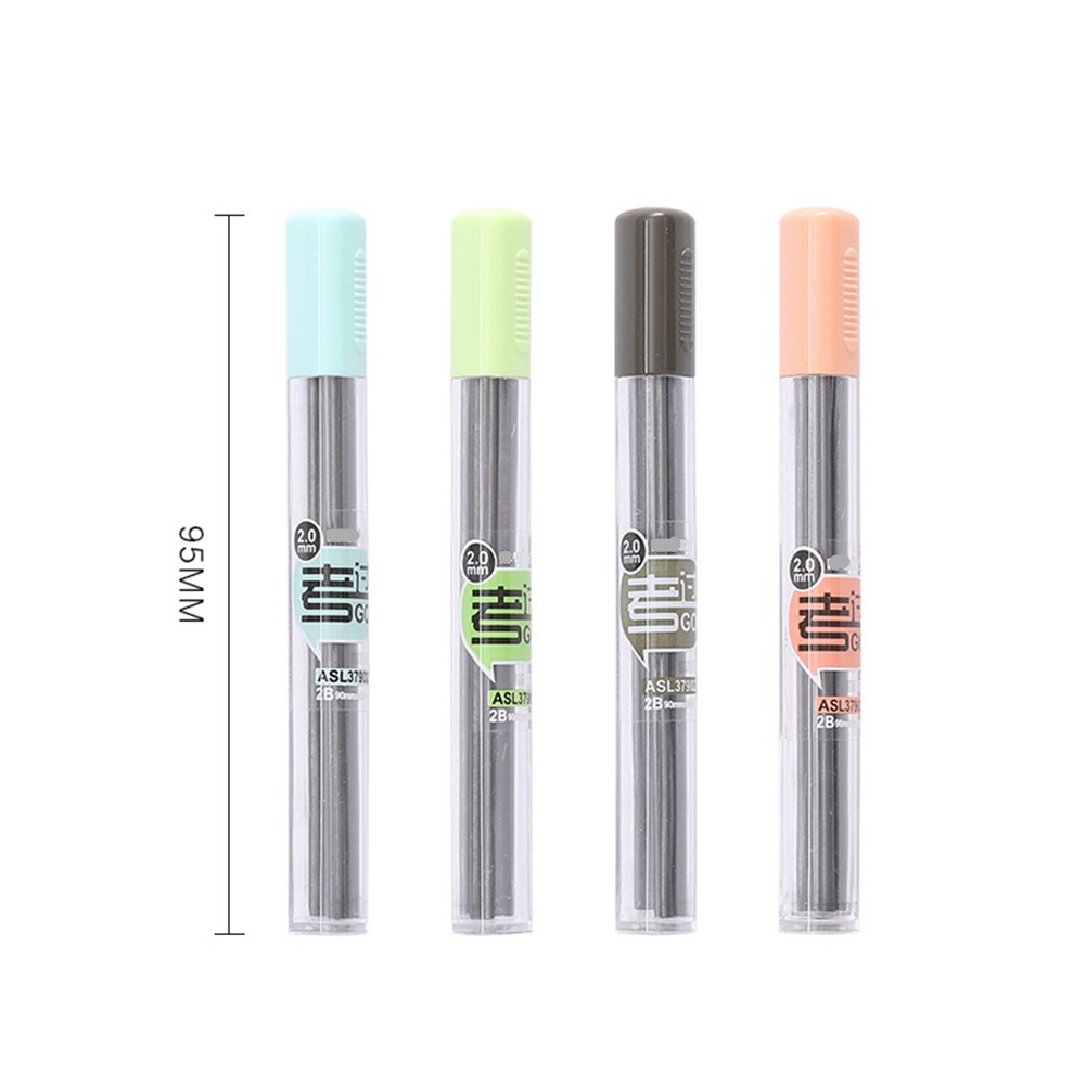 【SALE】2.0mm Candy Color Mechanical Pencil Drawing Writing 2B Propelling Pencils for Kids Girls Gift School Supplies Korean Stationery