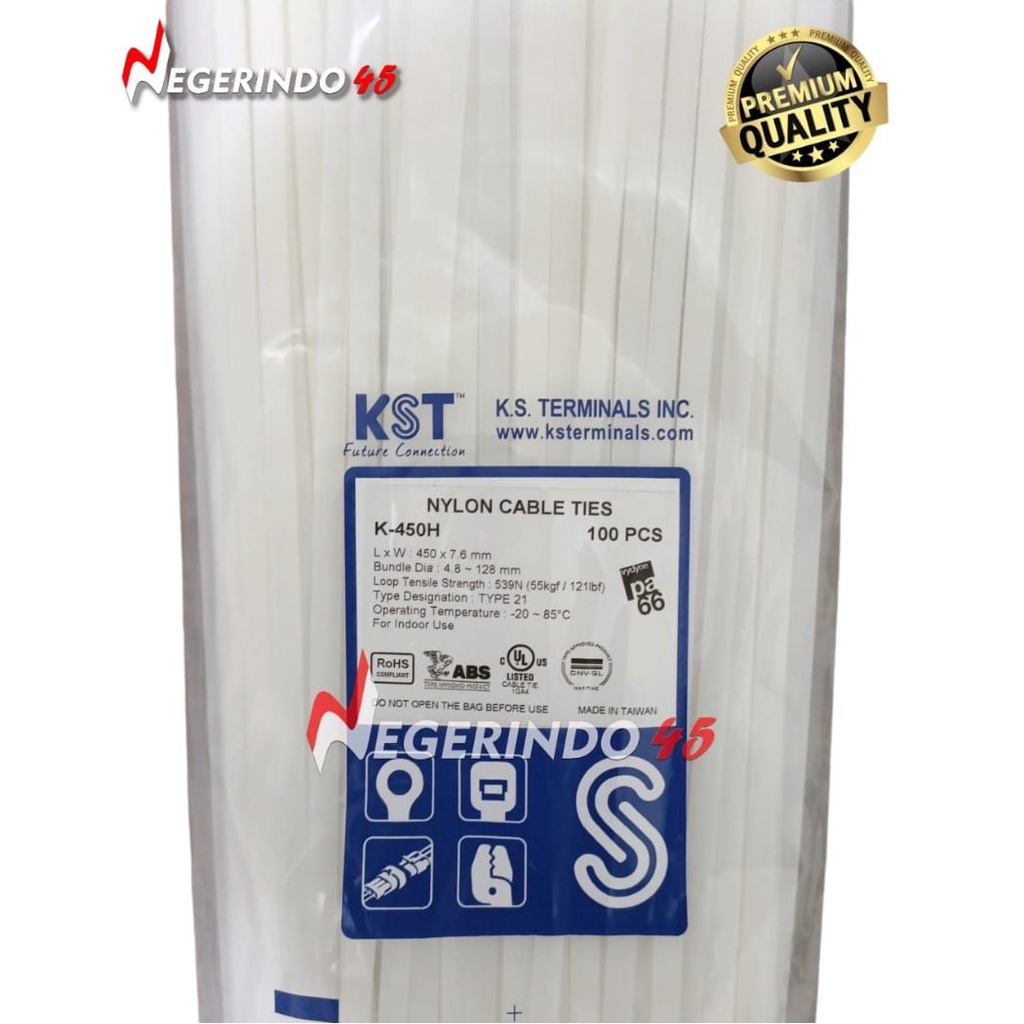 Kabel tie kst / kabel tis 450x7,6 / nylon cabel ties / pengikat kabel kabel ties 450