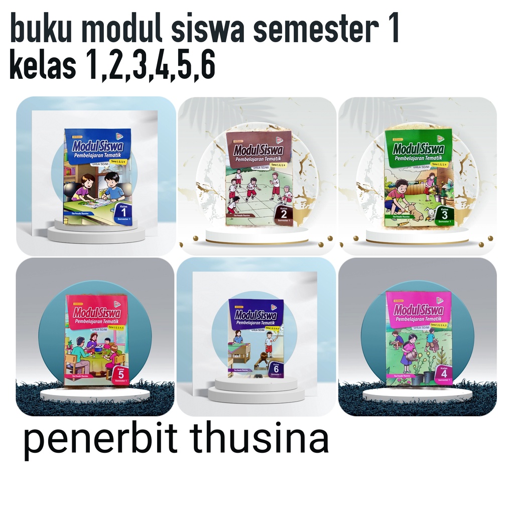 

Harga satuan buku modul siswa pembelajaran tematik k13 kelas 1-6 semester 1