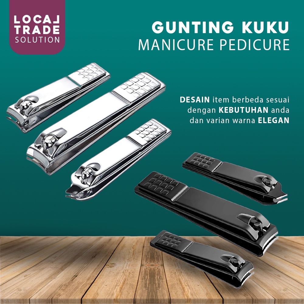 Gunting Kuku Manicure Pedicure Professional Pemotong Kuku Tajam