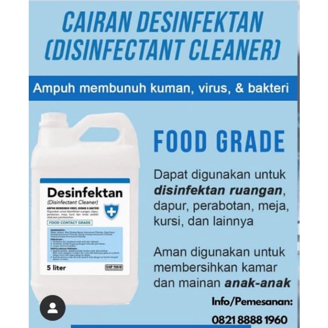 Desinfektan 5 liter