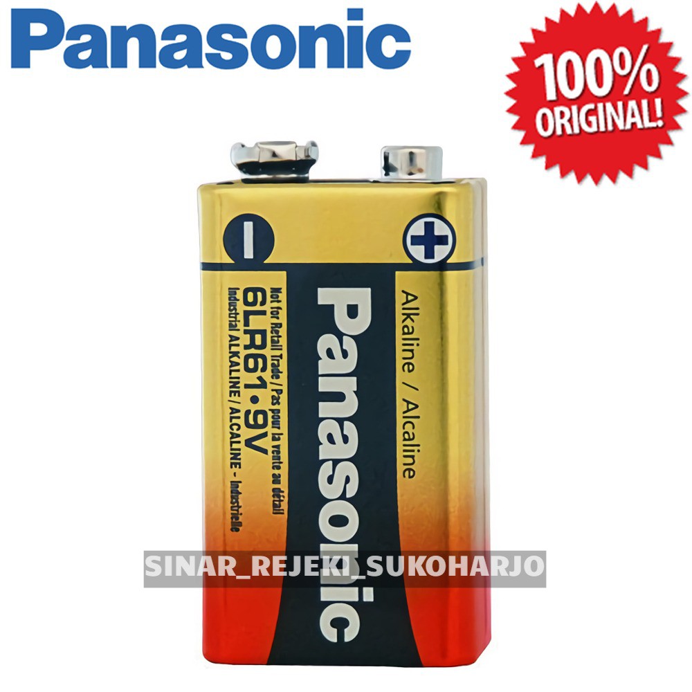 Jual Baterai Panasonic Alkaline Kotak V Battery Shopee Indonesia