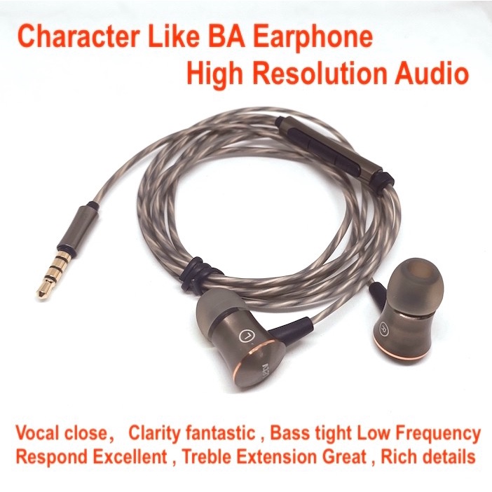 High Resolution Audio Letv High Class All Metal Earphone With Mic