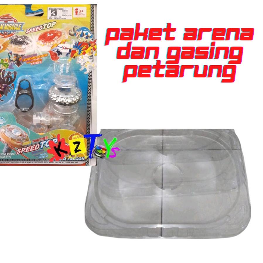 GASING PETARUNG SET ARENA SPEED TOP KOTAK GASING TARUNG EVOLUSI ✓