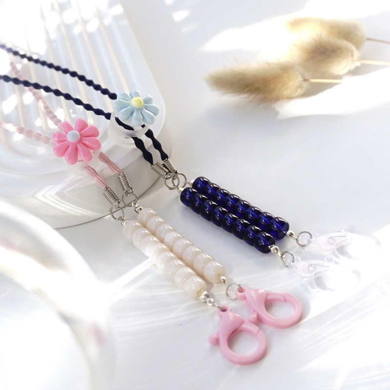 STRAP PENGAIT MASKER SERUT TABUNG (BEADS CLAYCHARM) BY NEWINSPIRE