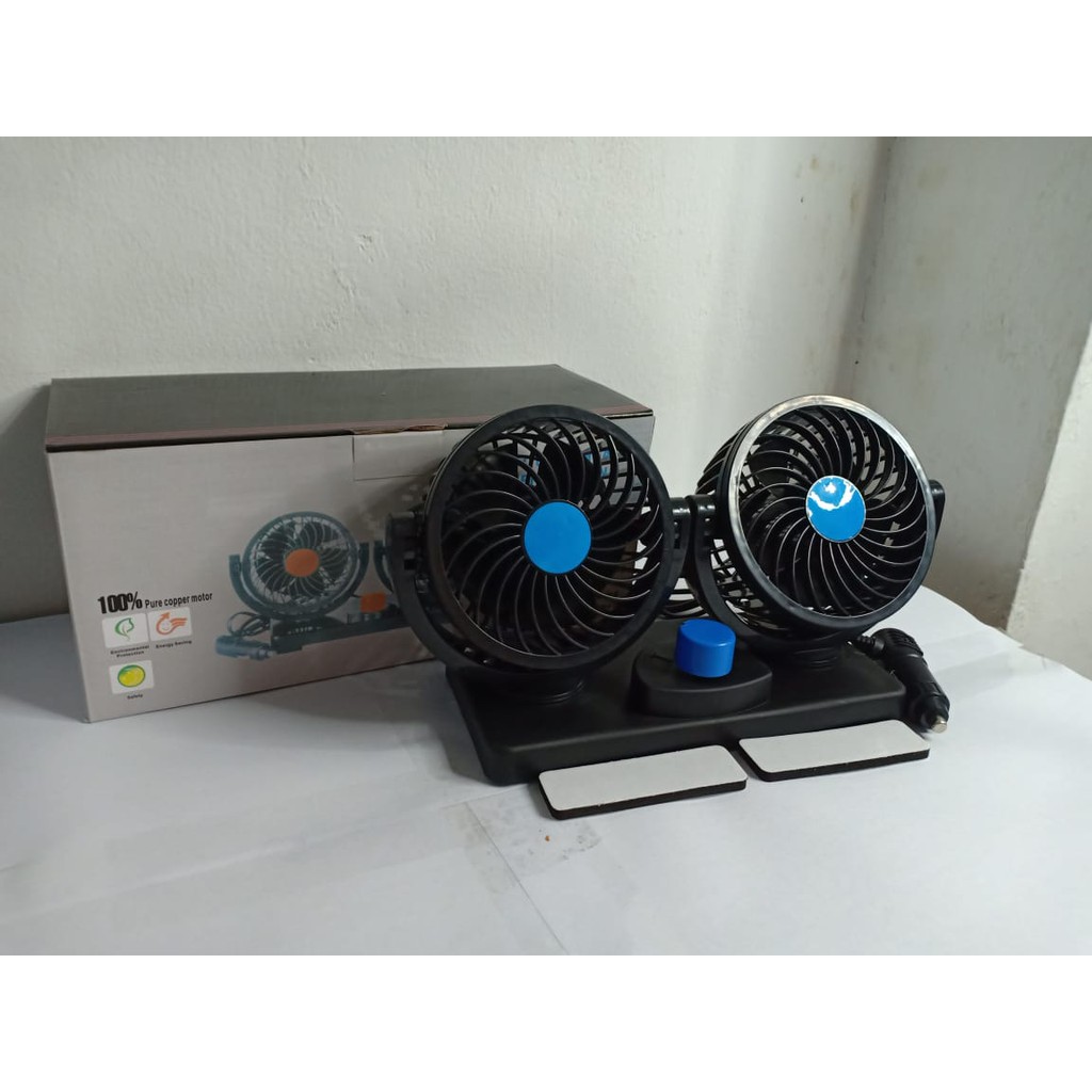 { OMG } KIPAS ANGIN DOUBLE HEADED VEHICLE FAN HX T303