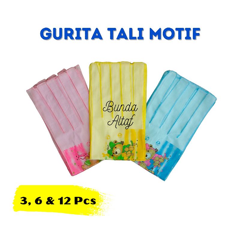 Gurita Bayi Tali Motif / Gurita Ikat Bayi Katun Prima [ Bunda Altaf ]