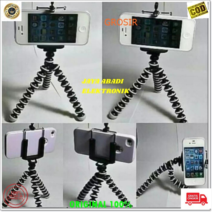 J134 TRIPOD MINI LIPAT GORILA HOLDER U KAKI TIGA MONOPOD PEGANGAN HP KAMERA CAMERA PENYANGGA DUDUKAN POD MOBILE ORIGINAL TRIPOD SPIDER MINI HOLDER U LIPAT KAKI TIGA MONOPOD FLEXSIBLE UNIVERSAL NAMUN TETAP KOKOH PENYANGGA HANDPHONE