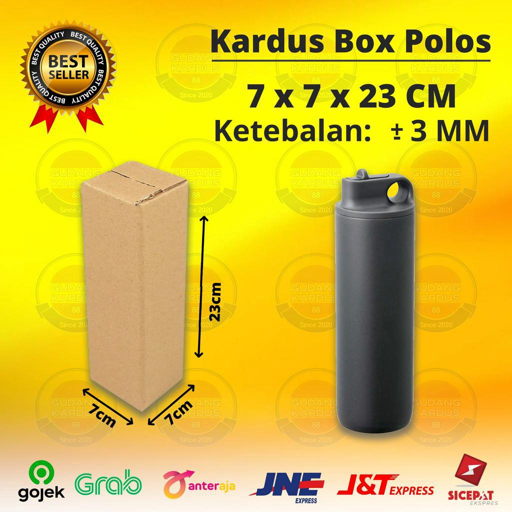 

Kardus Karton Box 7x7x23 CM Kotak Dus Packing Botol Polos