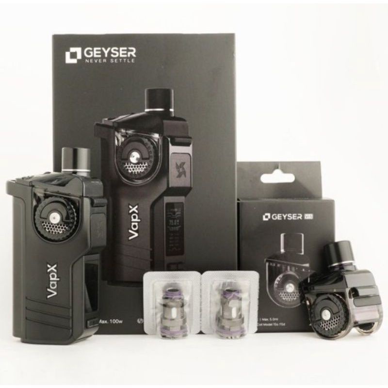 VAPE VAPOOR VAPX GEYSER 100W AUTHENTIC FULLSET