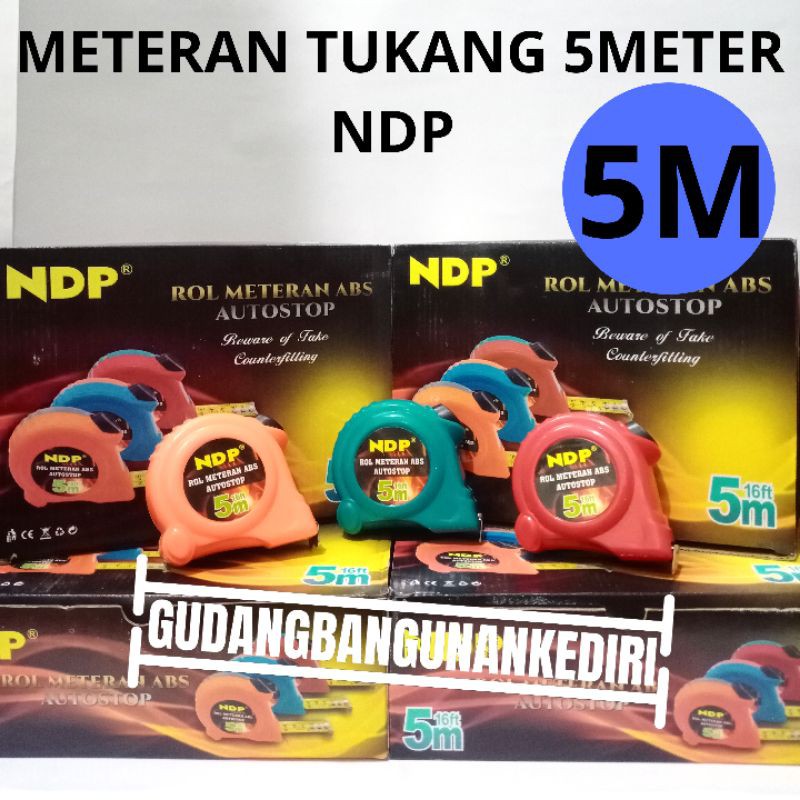 Meteran Tukang bangunan 5m 5meter