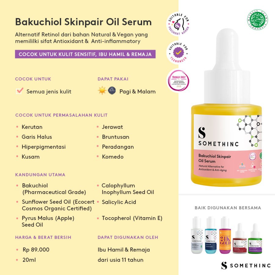 Somethinc Bakuchiol Skinpair Oil Serum 20ml