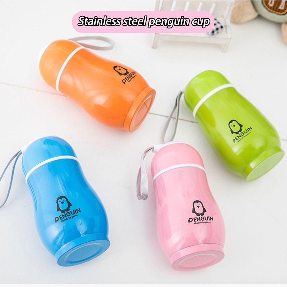 Suyo Botol Minum Vacuum Portable 300ml Anti Bocor Motif Penguin