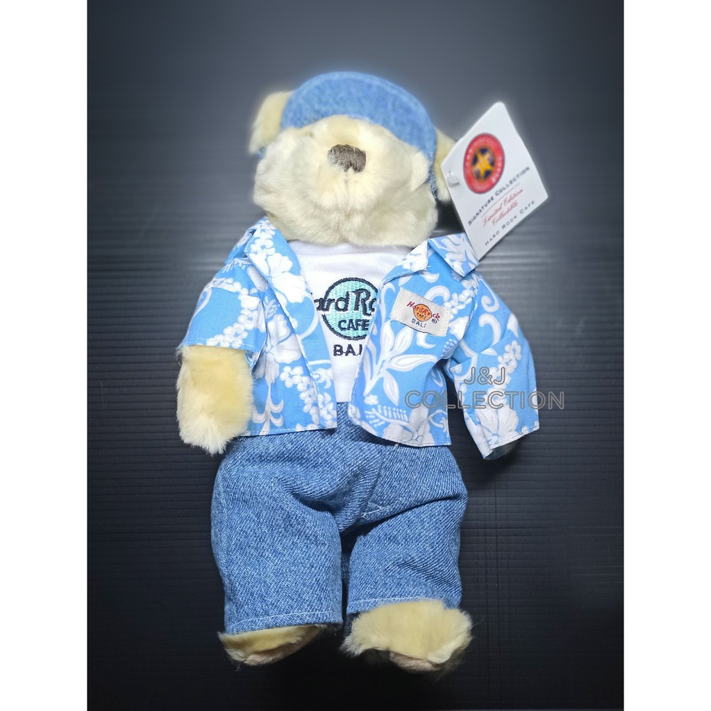 Boneka Hard Rock Tourist Boy Teddy Bear Bali