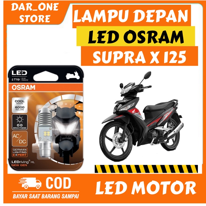 LAMPU DEPAN LED OSRAM HONDA SUPRA X 125 ORIGINAL
