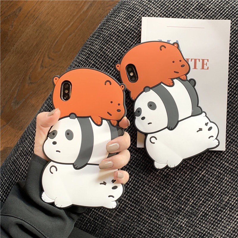 Silicon 3D BEAR for REDMI 6A Softcase  Boneka Silikon boneka lucu pelindung hp case tebal karet softcase lentur